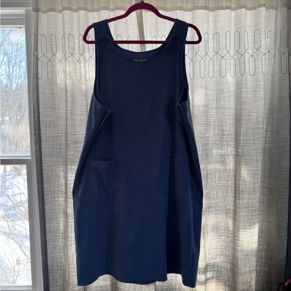 Vintage Selene Sport Blue Sport Dress With Big Pockets In the Front